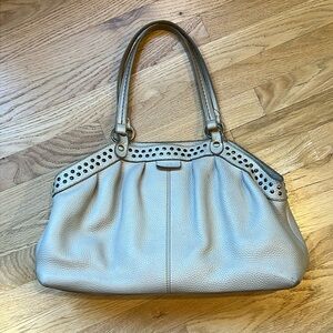 Hogan pebbled leather hand bag